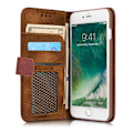 Miniatyrbillede 3 af 11: Genomtänkt Elegant Fodral i Retro-Design till iPhone 7 Plus Blå