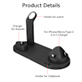 Miniatyrbillede 10 af 11: Smidig Laddare Type-C, Lightning, Micro USB (3-1) Vit