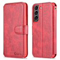 Pikkukuva 3 / 11: Samsung Galaxy S23 Plus - Effektfullt AZNS Plånboksfodral Röd