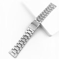 Miniatyrbilde 5 av 11: Slitstark Länk i Rostfritt Stål till Galaxy Watch Silver 20mm