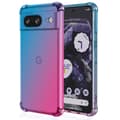 Google Pixel 9 - Flexibelt Silikon Skydd för Bättre Grepp Blå/Rosa