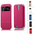 Miniatyrbillede 9 af 9: Smartfodral med fönster och svarsfunktion till Galaxy S4 MINI Rosa