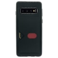 Miniatyrbillede 5 af 11: Elegant Smart Skal med Kortfack - Samsung Galaxy S10+ Grå