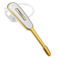 Miniatyrbilde 11 av 11: Smidigt Handsfree Bluetooth Hörlur Guld/Vit