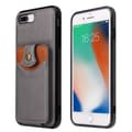 Smidigt Skal med Kortfack - iPhone 7 Plus Grå