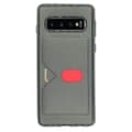 Skal med Kortfack - Samsung Galaxy S10+ Grå Grå