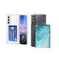 Pikkukuva 3 / 11: 1 Set Skal + Sk�rmskydd + Kameralinsskydd Samsung Galaxy S21 FE Transparent