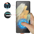 Miniatyrbilde 6 av 10: 3-PACK Galaxy S21 CASE-Friendly Skärmskydd 0,3mm Svart