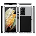 Pikkukuva 1 / 5: Skyddsskal i Aluminium HEAVY DUTY- Samsung Galaxy S21 Ultra Silver