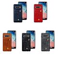 Miniatyrbilde 3 av 11: Samsung Galaxy S10+ - Robust Skyddande Skal Korthållare Mörkblå