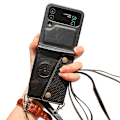 Pikkukuva 2 / 10: Smart Skal med Kortfack - Samsung Galaxy Z Flip 4 Ljusbrun