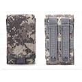 Miniatyrbilde 1 av 11: Praktisk Bältesväska för mobiltelefoner (Stl L/XL) Grå Kamouflage