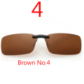 Miniatyrbild 7 av 11: Effektfulla Clip-on Solglasögon Polarized Mörkgrön