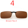 Miniatyrbilde 7 av 11: Effektfulla Clip-on Solglasögon Polarized Svart