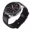 Stilsikkert Nylonarmbånd - Samsung Galaxy Watch S3 Frontier Svart 20mm