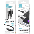 Miniatyrbilde 1 av 3: USB-C Laddkabel/1M/2.4A