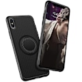 Pikkukuva 2 / 11: iPhone XR - Stilrent Stötdämpande skal med hållare Rosaröd