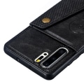 Miniatyrbilde 9 av 11: Huawei P30 Pro - Kraftfullt Retro Skal med Korthållare Mörkblå