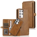 Miniatyrbillede 1 af 11: Smooth 2-1 Wallet Case - Samsung Galaxy S21 Ultra Brun