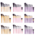 Miniatyrbillede 8 af 9: K-Minerals Elegant set av Sminkborstar (9-delar) Rosa/Guld
