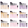 Pikkukuva 8 / 9: K-Minerals Elegant set av Sminkborstar (9-delar) Rosa/Guld