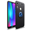 Pikkukuva 1 / 10: Smidigt Skyddsskal med Ringhållare - Huawei Y6 2019 Svart/Blå