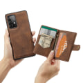 Miniatyrbillede 6 af 11: Praktiskt Magnet Skal med Kortfack - Samsung Galaxy A72 Brun