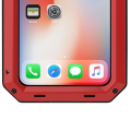 Miniatyrbillede 8 af 11: Skyddande Skal i Aluminium - iPhone XS Max Röd