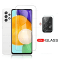 Miniatyrbilde 1 av 11: 2-PACK Galaxy A52 Skärmskydd + Kameralinsskydd HD 0,3mm Transparent/Genomskinlig