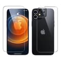 3-in-1 Fram- & Baksida + Kameralinsskydd iPhone 12 Transparent