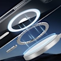 Pikkukuva 4 / 11: iPhone 16E  Magnetiskt Skal med Kepsfunktion & Stötskydd Genomskinlig