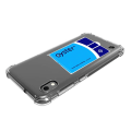 Pikkukuva 10 / 11: Effektfullt Skal med Korthållare - Samsung Galaxy A10 Transparent/Genomskinlig
