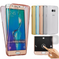 Miniatyrbilde 1 av 8: Samsung S7 Dubbelsidigt silikonfodral med TOUCHFUNKTION Guld