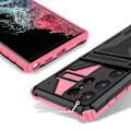 Miniatyrbilde 11 av 11: Exklusivt Skyddskal med Kortfack för Samsung Galaxy S24 Ultra Lila