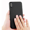 Pikkukuva 8 / 11: iPhone X/XS -Praktiskt Skal (Supertunt) i elegant finish Marinblå