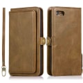 Pikkukuva 1 / 11: iPhone 8 - Genomtänkt Plånboksfodral Brun