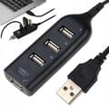 USB-hub splitter med 4 portar - Effektiv och enkel att använda