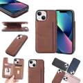 Miniatyrbild 4 av 11: iPhone 13 - Praktiskt Stilrent Skal med Kortfack HANMAN Roséguld