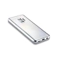 Samsung Galaxy S9 - Silikonskal i Plated-utförande Silver