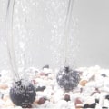 Miniatyrbillede 5 af 7: Effektfull och Praktisk Mini Syre Akvarium Sten Grå