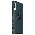 Miniatyrbild 5 av 11: Stötdämpande Skal med Ringhållare LEMAN - Samsung Galaxy A50 Marinblå