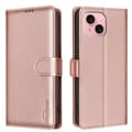 iPhone 15 - Elegant 2-i-1 Fodral med RFID-skydd & Stativ Roséguld