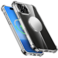 Miniatyrbilde 7 av 11: Transparent Silikonskal för iPhone 16 Pro Genomskinlig
