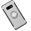 Robust Skyddsskal med Ringhållare till Samsung Galaxy S10 Silver