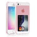 Skyddsskal med Kortfack - iPhone 5/5S/5SE Transparent