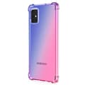 Samsung Galaxy A51 - Skyddsskal i Silikon Blå/Rosa