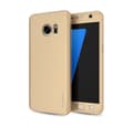 Skyddande Elegant Dubbelsidigt Skal - Samsung Galaxy S7 Edge Guld