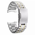 Pikkukuva 6 / 11: Slitstark Länk i Rostfritt Stål till Galaxy Watch Guld/Silver 22mm