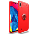 Miniatyrbilde 3 av 11: Smidigt Stötdämpande Skal Ringhållare - Samsung Galaxy A10 Svart/Roséguld