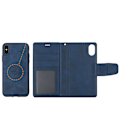Pikkukuva 6 / 11: iPhone X/XS - Lompakkokotelo Kaksoistoiminto Blå